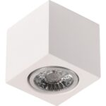 Γύψινο τετράγωνο spot οροφής 1xGU10 70x90mm