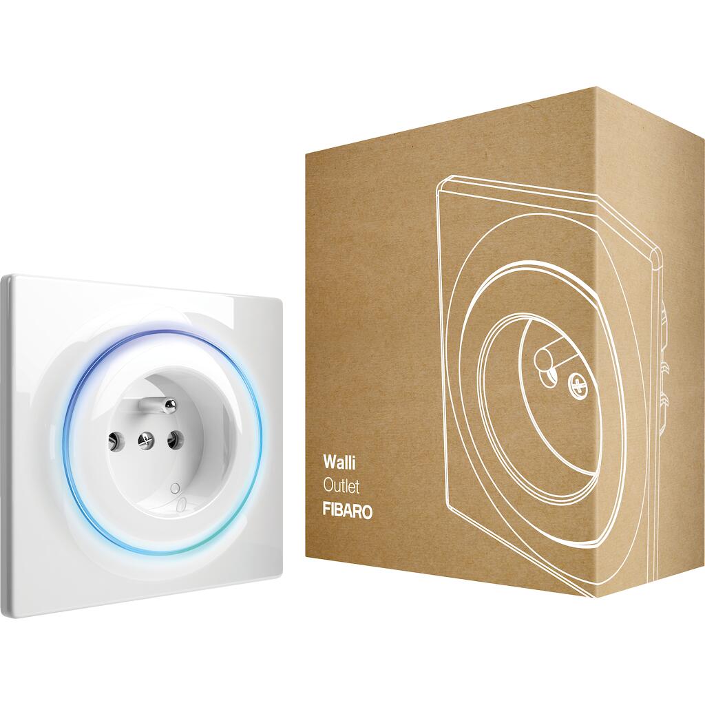 FGWOF-011_3 FIBARO Χωνευτή πρίζα σούκο - Σειρά Walli - Image 1