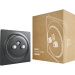 FIBARO Χωνευτή πρίζα TV-SAT (Ανθρακί) - Σειρά Walli - Image 2