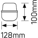 Φωτιστικό LED Τ8 1x1.5m IP65 πλαστικά clips - Image 2