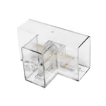 GLOBOSTAR® HEXON GLB-101-0091 Σύνδεσμος T AC 220-240V IP20 - Διάφανο - Μ7 x Π4.5 x Υ4cm