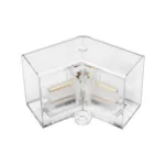 GLOBOSTAR® HEXON GLB-101-0095 Σύνδεσμος V 120° AC 220-240V IP20 - Διάφανο - Μ7 x Π2.5 x Υ4cm