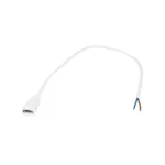 GLOBOSTAR® HEXON GLB-101-0096 Σύνδεσμος Τροφοδοσίας AC 220-240V IP20 - Λευκό - Μ50 x Π2 x Υ1cm