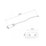 GLOBOSTAR® HEXON GLB-101-0096 Σύνδεσμος Τροφοδοσίας AC 220-240V IP20 - Λευκό - Μ50 x Π2 x Υ1cm - Image 5