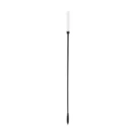 GLOBOSTAR® REED GLB-103-0006 Φωτιστικό Κολωνάκι Κήπου με Καρφωτή Βάση LED 2W 180lm 360° DC 24V Αδιάβροχο IP65 Θερμό Λευκό 2700K - Sanan SMD Chip - Μαύρο Ματ - Μ2 x Π2 x Υ100cm - 3 Χρόνια Εγγύηση