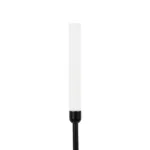 GLOBOSTAR® REED GLB-103-0006 Φωτιστικό Κολωνάκι Κήπου με Καρφωτή Βάση LED 2W 180lm 360° DC 24V Αδιάβροχο IP65 Θερμό Λευκό 2700K - Sanan SMD Chip - Μαύρο Ματ - Μ2 x Π2 x Υ100cm - 3 Χρόνια Εγγύηση - Image 4