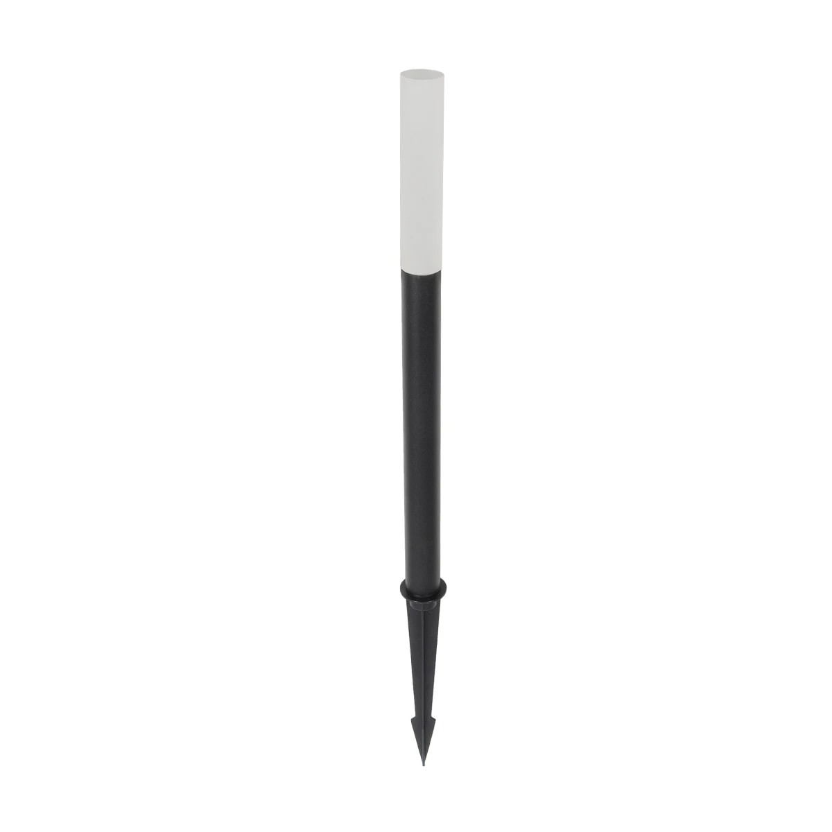 GLB-103-0008_01 GLOBOSTAR® REED GLB-103-0008 Φωτιστικό Κολωνάκι Κήπου με Καρφωτή Βάση LED 5W 450lm 360° DC 24V Αδιάβροχο IP65 Θερμό Λευκό 2700K - Sanan SMD Chip - Μαύρο Ματ - Μ3 x Π3 x Υ65cm - 3 Χρόνια Εγγύηση - Image 1