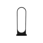 GLOBOSTAR® LUNEA GLB-103-0010 Φωτιστικό Κολωνάκι Κήπου LED 15W 1350lm 120° AC 220-240V Αδιάβροχο IP65 Θερμό Λευκό 2700K - Sanan SMD Chip - Μαύρο Ματ - Μ22 x Π7 x Υ60cm - 3 Χρόνια Εγγύηση - Image 3
