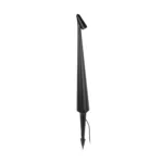 GLOBOSTAR® EDGE GLB-103-0011 Φωτιστικό Κολωνάκι Κήπου με Καρφωτή Βάση LED 3W 270lm 60° DC 24V Αδιάβροχο IP65 Θερμό Λευκό 2700K - Sanan SMD Chip - Μαύρο Ματ - Μ6 x Π6 x Υ45cm - 3 Χρόνια Εγγύηση - Image 3
