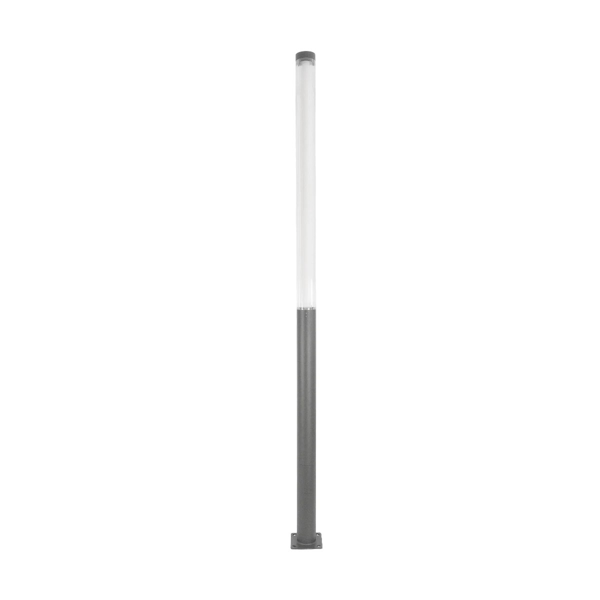 GLB-103-0015_01 GLOBOSTAR® AXOR GLB-103-0015 Φωτιστικό Urban Πλατείας/Πάρκου LED 50W 4500lm 360° AC 220-240V Αδιάβροχο IP65 Θερμό Λευκό 2700K - Sanan SMD Chip - Γκρι Ανθρακί Ματ - Μ20 x Π20 x Υ300cm - 3 Χρόνια Εγγύηση - Image 1
