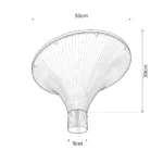 GLOBOSTAR® TOPIS GLB-103-0020 Φωτιστικό Κεφαλής Post Top Πλατείας/Πάρκου/Κήπου LED 50W 4500lm 360° AC 220-240V Αδιάβροχο IP65 Θερμό Λευκό 2700K - Sanan SMD Chip - Μαύρο Ματ - Μ50 x Π50 x Υ39cm - 3 Χρόνια Εγγύηση - Image 5