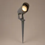GLOBOSTAR® TREKO GLB-103-0026 Φωτιστικό Σποτ για Φυτά - Δέντρα με Βάση Κήπου / Καρφωτό LED 3W 270lm 5° DC 24V Αδιάβροχο IP65 Θερμό Λευκό 2700K - Sanan SMD Chip - Γκρι Ανθρακί Ματ - Μ5 x Π5 x Υ12cm - 3 Χρόνια Εγγύηση - Image 2
