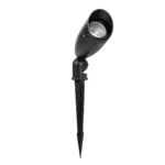 GLOBOSTAR® TRABI GLB-103-0028 Φωτιστικό Σποτ για Φυτά - Δέντρα με Βάση Κήπου / Καρφωτό LED 12W 1080lm 24° DC 24V Αδιάβροχο IP65 Θερμό Λευκό 2700K - Sanan SMD Chip - Μαύρο Ματ - Μ6.5 x Π6.5 x Υ18.5cm - 3 Χρόνια Εγγύηση