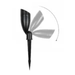 GLOBOSTAR® TRABI GLB-103-0028 Φωτιστικό Σποτ για Φυτά - Δέντρα με Βάση Κήπου / Καρφωτό LED 12W 1080lm 24° DC 24V Αδιάβροχο IP65 Θερμό Λευκό 2700K - Sanan SMD Chip - Μαύρο Ματ - Μ6.5 x Π6.5 x Υ18.5cm - 3 Χρόνια Εγγύηση - Image 4