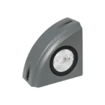 GLOBOSTAR® FLOODORA GLB-103-0029 Προβολέας Σποτ Wall Washer LED 3W 270lm 5° AC 220-240V Αδιάβροχο IP65 Θερμό Λευκό 2700K - Sanan SMD Chip - Γκρι Ανθρακί Ματ - Μ8 x Π5 x Υ8cm - 3 Χρόνια Εγγύηση
