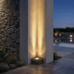 GLOBOSTAR® FLOODORA GLB-103-0029 Προβολέας Σποτ Wall Washer LED 3W 270lm 5° AC 220-240V Αδιάβροχο IP65 Θερμό Λευκό 2700K - Sanan SMD Chip - Γκρι Ανθρακί Ματ - Μ8 x Π5 x Υ8cm - 3 Χρόνια Εγγύηση - Image 6
