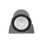 GLOBOSTAR® FLOODORA GLB-103-0030 Προβολέας Σποτ Wall Washer LED 3W 270lm 5° AC 220-240V Αδιάβροχο IP65 Θερμό Λευκό 2700K - Sanan SMD Chip - Γκρι Ανθρακί Ματ - Μ6.5 x Π5.5 x Υ5cm - 3 Χρόνια Εγγύηση - Image 4