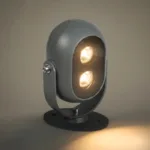 GLOBOSTAR® FLOODIS GLB-103-0031 Προβολέας Σποτ Wall Washer LED 4W 360lm 24° AC 220-240V Αδιάβροχο IP65 Θερμό Λευκό 2700K - Sanan SMD Chip - Γκρι Ανθρακί Ματ - Μ7 x Π5 x Υ11cm - 3 Χρόνια Εγγύηση - Image 2