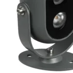 GLOBOSTAR® FLOODIS GLB-103-0031 Προβολέας Σποτ Wall Washer LED 4W 360lm 24° AC 220-240V Αδιάβροχο IP65 Θερμό Λευκό 2700K - Sanan SMD Chip - Γκρι Ανθρακί Ματ - Μ7 x Π5 x Υ11cm - 3 Χρόνια Εγγύηση - Image 4
