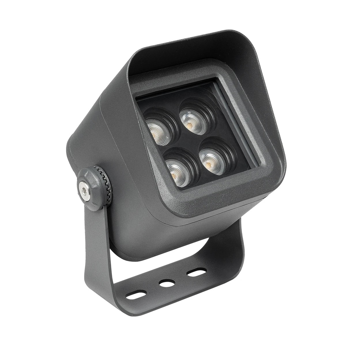 GLB-103-0032_01 GLOBOSTAR® FLOODVIRA GLB-103-0032 Προβολέας Σποτ Wall Washer LED 8W 720lm 24° AC 220-240V Αδιάβροχο IP65 Θερμό Λευκό 2700K - Sanan SMD Chip - Γκρι Ανθρακί Ματ - Μ11 x Π9 x Υ15cm - 3 Χρόνια Εγγύηση - Image 1