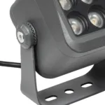 GLOBOSTAR® FLOODVIRA GLB-103-0032 Προβολέας Σποτ Wall Washer LED 8W 720lm 24° AC 220-240V Αδιάβροχο IP65 Θερμό Λευκό 2700K - Sanan SMD Chip - Γκρι Ανθρακί Ματ - Μ11 x Π9 x Υ15cm - 3 Χρόνια Εγγύηση - Image 4