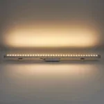 GLOBOSTAR® WASHERLUMA GLB-103-0033 Μπάρα Φωτισμού Wall Washer LED 36W 3240lm 30° AC 220-240V Αδιάβροχο IP65 Θερμό Λευκό 2700K - Sanan SMD Chip - Γκρι Ανθρακί Ματ - Μ100 x Π4 x Υ6.5cm - 3 Χρόνια Εγγύηση - Image 2