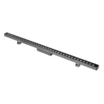 GLOBOSTAR® WASHERLUMA GLB-103-0033 Μπάρα Φωτισμού Wall Washer LED 36W 3240lm 30° AC 220-240V Αδιάβροχο IP65 Θερμό Λευκό 2700K - Sanan SMD Chip - Γκρι Ανθρακί Ματ - Μ100 x Π4 x Υ6.5cm - 3 Χρόνια Εγγύηση - Image 3