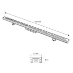 GLOBOSTAR® WASHERLUMA GLB-103-0033 Μπάρα Φωτισμού Wall Washer LED 36W 3240lm 30° AC 220-240V Αδιάβροχο IP65 Θερμό Λευκό 2700K - Sanan SMD Chip - Γκρι Ανθρακί Ματ - Μ100 x Π4 x Υ6.5cm - 3 Χρόνια Εγγύηση - Image 5