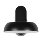 GLOBOSTAR® LINEART GLB-103-0037 Φωτιστικό Τοίχου / Απλίκα LED 12W 1080lm 120° AC 220-240V Αδιάβροχο IP65 Θερμό Λευκό 2700K - Sanan SMD Chip - Μαύρο Ματ - Μ16 x Π20 x Υ15cm - 3 Χρόνια Εγγύηση - Image 3