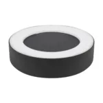GLOBOSTAR® LINEART GLB-103-0038 Φωτιστικό Τοίχου / Απλίκα LED 18W 1620lm 120° AC 220-240V Αδιάβροχο IP65 Θερμό Λευκό 2700K - Sanan SMD Chip - Μαύρο Ματ - Μ20 x Π4.5 x Υ20cm - 3 Χρόνια Εγγύηση - Image 4