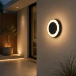 GLOBOSTAR® LINEART GLB-103-0038 Φωτιστικό Τοίχου / Απλίκα LED 18W 1620lm 120° AC 220-240V Αδιάβροχο IP65 Θερμό Λευκό 2700K - Sanan SMD Chip - Μαύρο Ματ - Μ20 x Π4.5 x Υ20cm - 3 Χρόνια Εγγύηση - Image 6