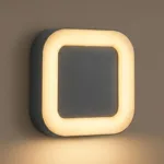 GLOBOSTAR® LINEART GLB-103-0039 Φωτιστικό Τοίχου / Απλίκα LED 18W 1620lm 120° AC 220-240V Αδιάβροχο IP65 Θερμό Λευκό 2700K - Sanan SMD Chip - Μαύρο Ματ - Μ20 x Π4.5 x Υ20cm - 3 Χρόνια Εγγύηση - Image 2