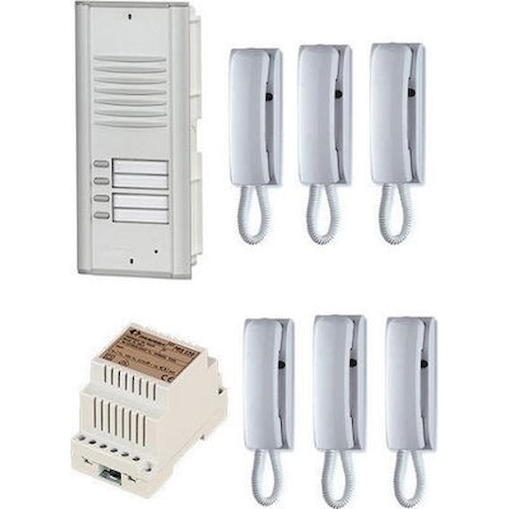 KIT6V_0 Κιτ θυροτηλεφωνου 6 διαμερ. - Image 1
