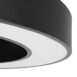 kelvo® RA KLV-101-0365 Κρεμαστό Φωτιστικό Οροφής LED 67W 6700lm 120° AC 220-240V IP20 Ρυθμιζόμενο Λευκό CCT με Χειριστήριο από 2700K έως 6000K Dimmable - Lumileds SMD Chip - Μαύρο Ματ - Μ60 x Π60 x Υ8cm - 3 Χρόνια Εγγύηση - Image 4