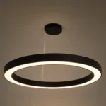 kelvo® RA KLV-101-0369 Κρεμαστό Φωτιστικό Οροφής LED 100W 10000lm 120° AC 220-240V IP20 Ρυθμιζόμενο Λευκό CCT με Χειριστήριο από 2700K έως 6000K Dimmable - Lumileds SMD Chip - Μαύρο Ματ - Μ120 x Π120 x Υ8cm - 3 Χρόνια Εγγύηση - Image 2