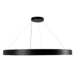 kelvo® RA KLV-101-0369 Κρεμαστό Φωτιστικό Οροφής LED 100W 10000lm 120° AC 220-240V IP20 Ρυθμιζόμενο Λευκό CCT με Χειριστήριο από 2700K έως 6000K Dimmable - Lumileds SMD Chip - Μαύρο Ματ - Μ120 x Π120 x Υ8cm - 3 Χρόνια Εγγύηση - Image 3