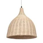 kelvo® BAHAMAS KLV-102-0002 Κρεμαστό Φωτιστικό Οροφής για Λάμπα με Ντουί E27 AC 220-240V IP20 - Μπεζ - Μ45 x Π45 x Υ47cm