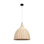 kelvo® BAHAMAS KLV-102-0002 Κρεμαστό Φωτιστικό Οροφής για Λάμπα με Ντουί E27 AC 220-240V IP20 - Μπεζ - Μ45 x Π45 x Υ47cm - Image 3
