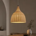 kelvo® BAHAMAS KLV-102-0002 Κρεμαστό Φωτιστικό Οροφής για Λάμπα με Ντουί E27 AC 220-240V IP20 - Μπεζ - Μ45 x Π45 x Υ47cm - Image 6