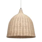 kelvo® BAHAMAS KLV-102-0003 Κρεμαστό Φωτιστικό Οροφής για Λάμπα με Ντουί E27 AC 220-240V IP20 - Μπεζ - Μ60 x Π60 x Υ60cm