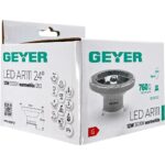 Λάμπα LED AR111 12W G53 3000K 760lm 24° 12V AC/DC - Image 4