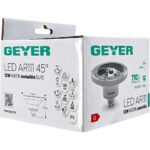 Λάμπα LED AR111 12W GU10 4000K 710lm 45° - Image 4