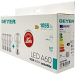 Λάμπα LED Κλασική A60 9.5W E27 4000K 1055lm 4+1 ΔΩΡΟ - Image 3