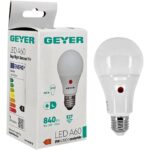 Λάμπα LED Κλασική A60 9W E27 4000K 840lm με Sensor Ημέρα/Νύχτα - Image 3