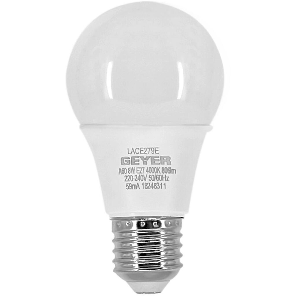 LACE279E_0 Λάμπα LED Κλασική A60 8W E27 4000K 806lm - Image 1