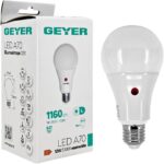 Λάμπα LED Κλασική A70 12W E27 3000K 1160lm με Sensor Ημέρα/Νύχτα - Image 3