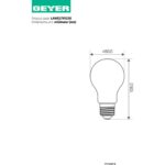 Λάμπα LED Κλασική A60 8W E27 3000K 12-30V AC/DC IP44 - Image 2