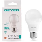 Λάμπα LED Κλασική A60 8W E27 3000K 806lm - Image 3