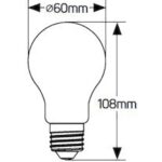 Λάμπα LED Κλασική A60 9W E27 3000K 810lm - Image 2