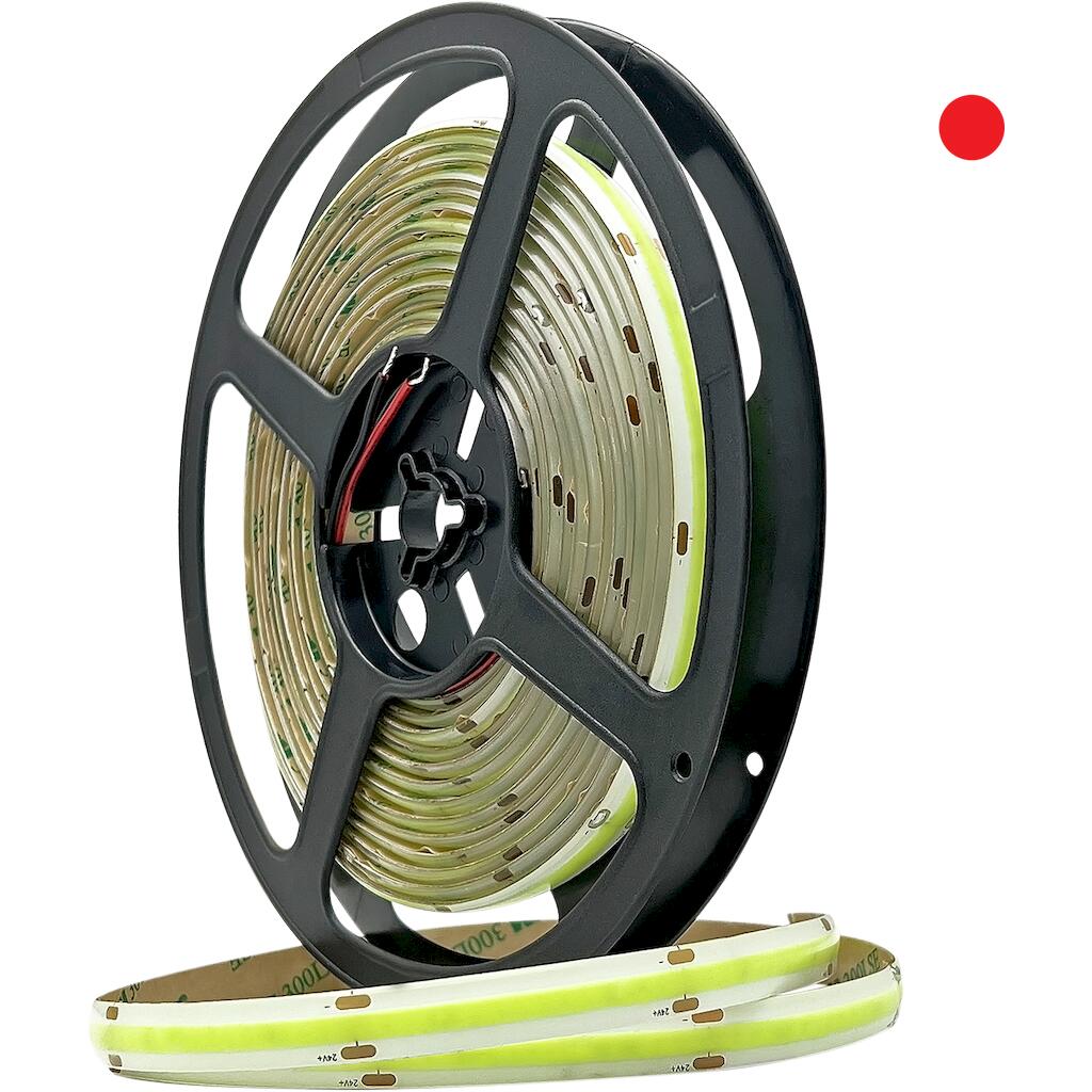 LC1024RE65_0 Ταινία LED COB 10W 24V Κόκκινη 1000lm IP65 - Image 1